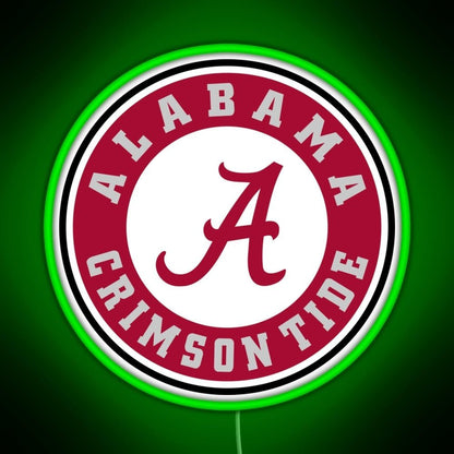 Alabama Crimson Tide Football Rgb Led Neon Sign Pop Wall Art - Shineneon