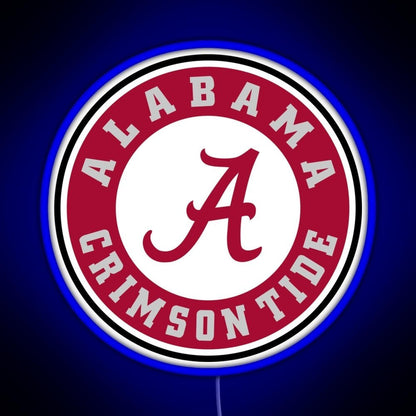 Alabama Crimson Tide Football Rgb Led Neon Sign Pop Wall Art - Shineneon