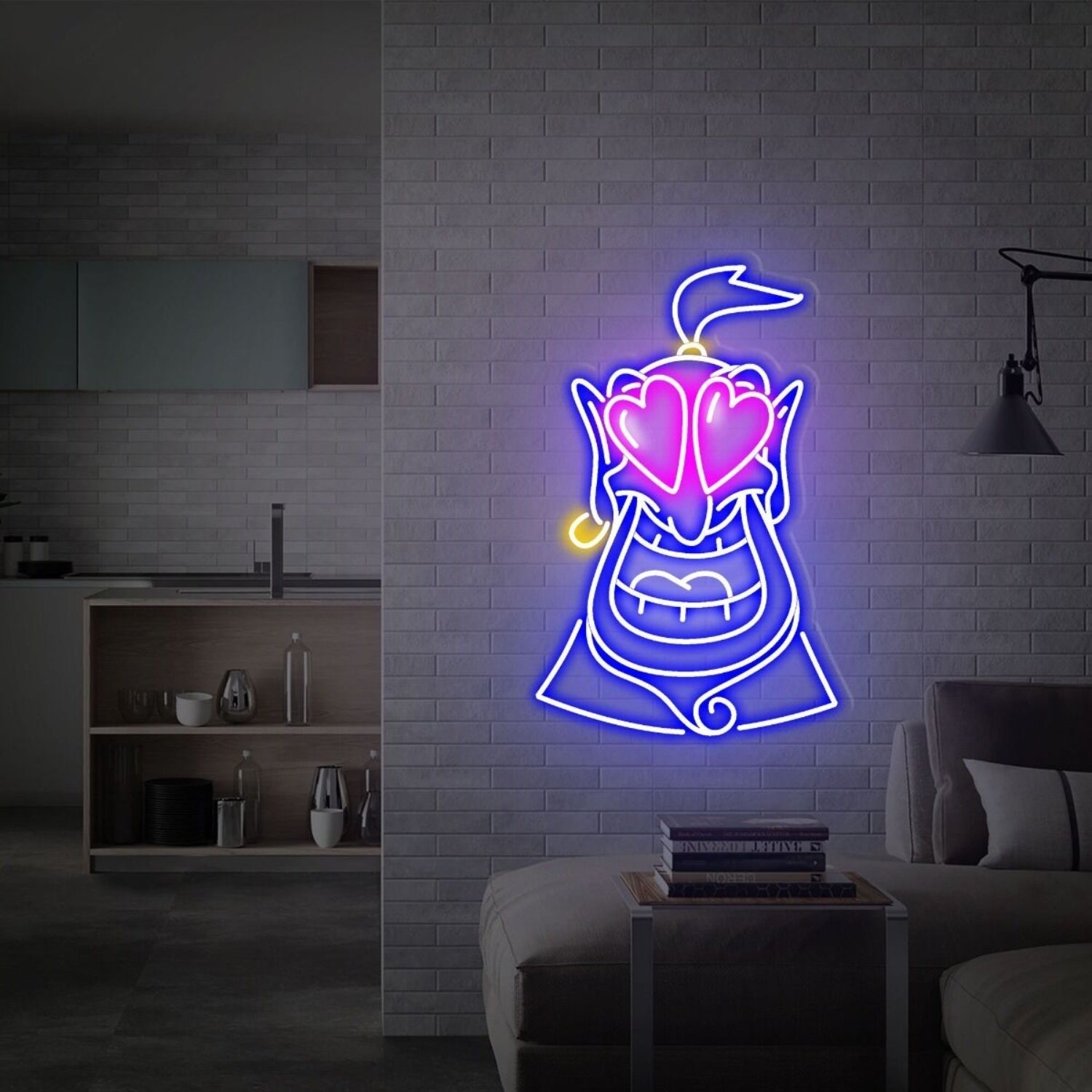 Aladdin Lamp God Led Neon Sign For Game Room Home Office - Shineneon