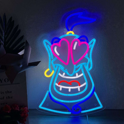 Aladdin Lamp God Led Neon Sign For Game Room Home Office - Shineneon
