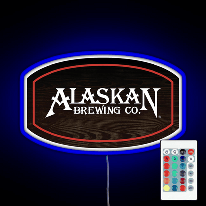 Alaskan Brewing Logo Rgb Led Neon Sign Pop Wall Art