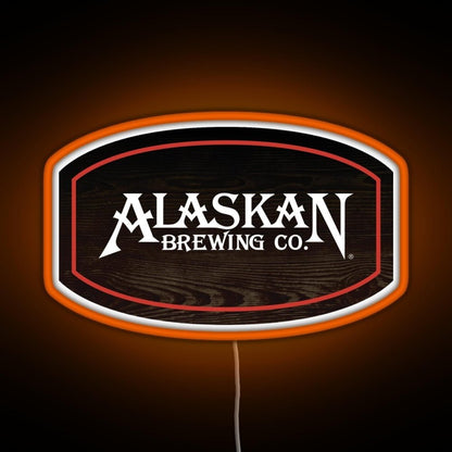 Alaskan Brewing Logo Rgb Led Neon Sign Pop Wall Art - Shineneon