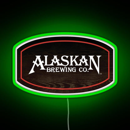Alaskan Brewing Logo Rgb Led Neon Sign Pop Wall Art - Shineneon