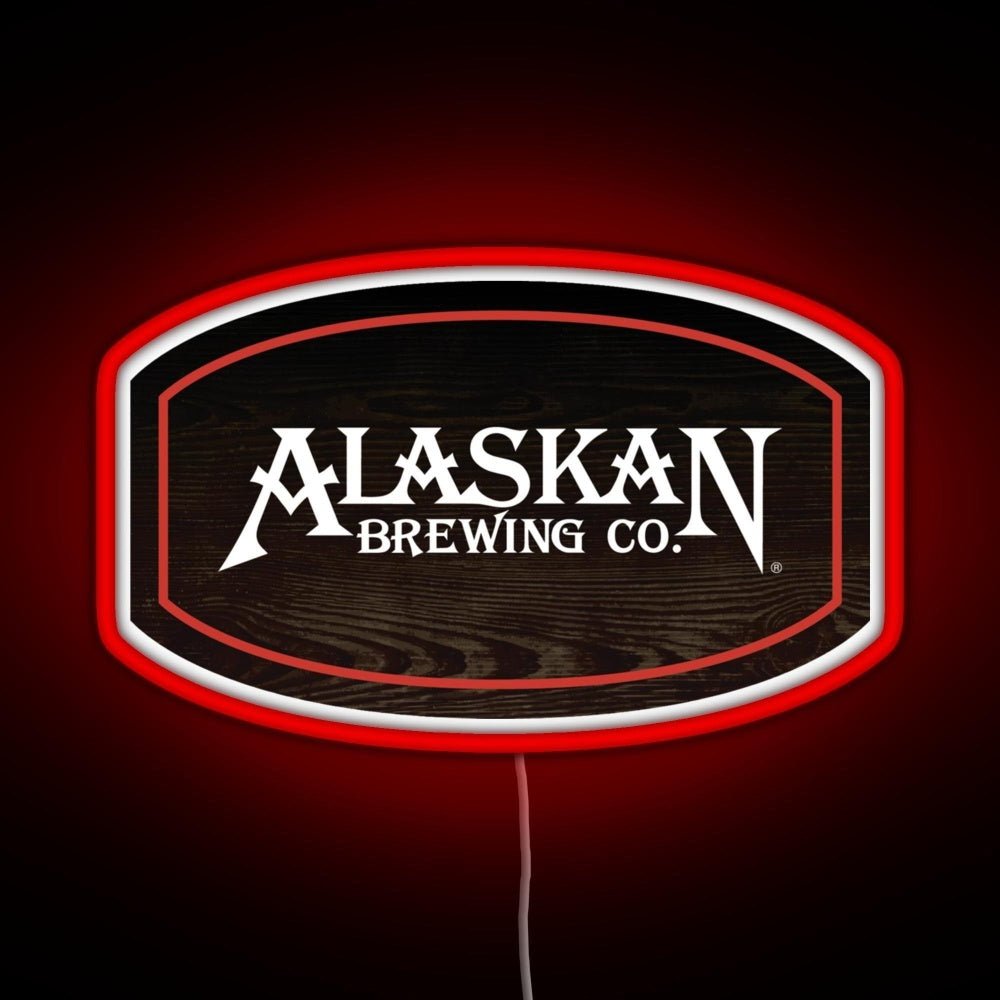 Alaskan Brewing Logo Rgb Led Neon Sign Pop Wall Art - Shineneon