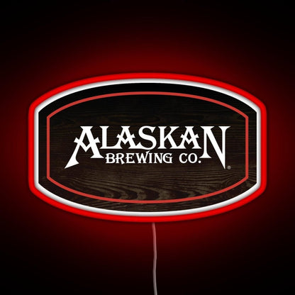 Alaskan Brewing Logo Rgb Led Neon Sign Pop Wall Art - Shineneon