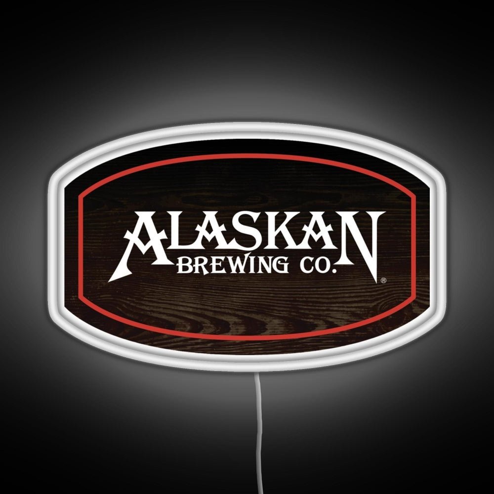 Alaskan Brewing Logo Rgb Led Neon Sign Pop Wall Art - Shineneon