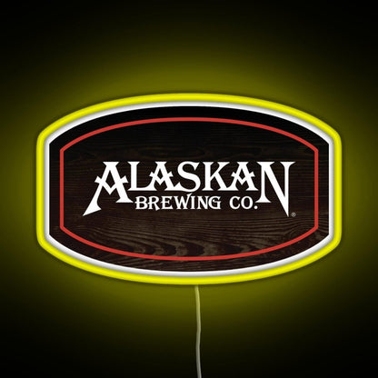 Alaskan Brewing Logo Rgb Led Neon Sign Pop Wall Art - Shineneon