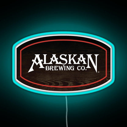 Alaskan Brewing Logo Rgb Led Neon Sign Pop Wall Art - Shineneon