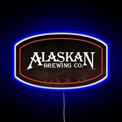 Alaskan Brewing Logo Rgb Led Neon Sign Pop Wall Art - Shineneon