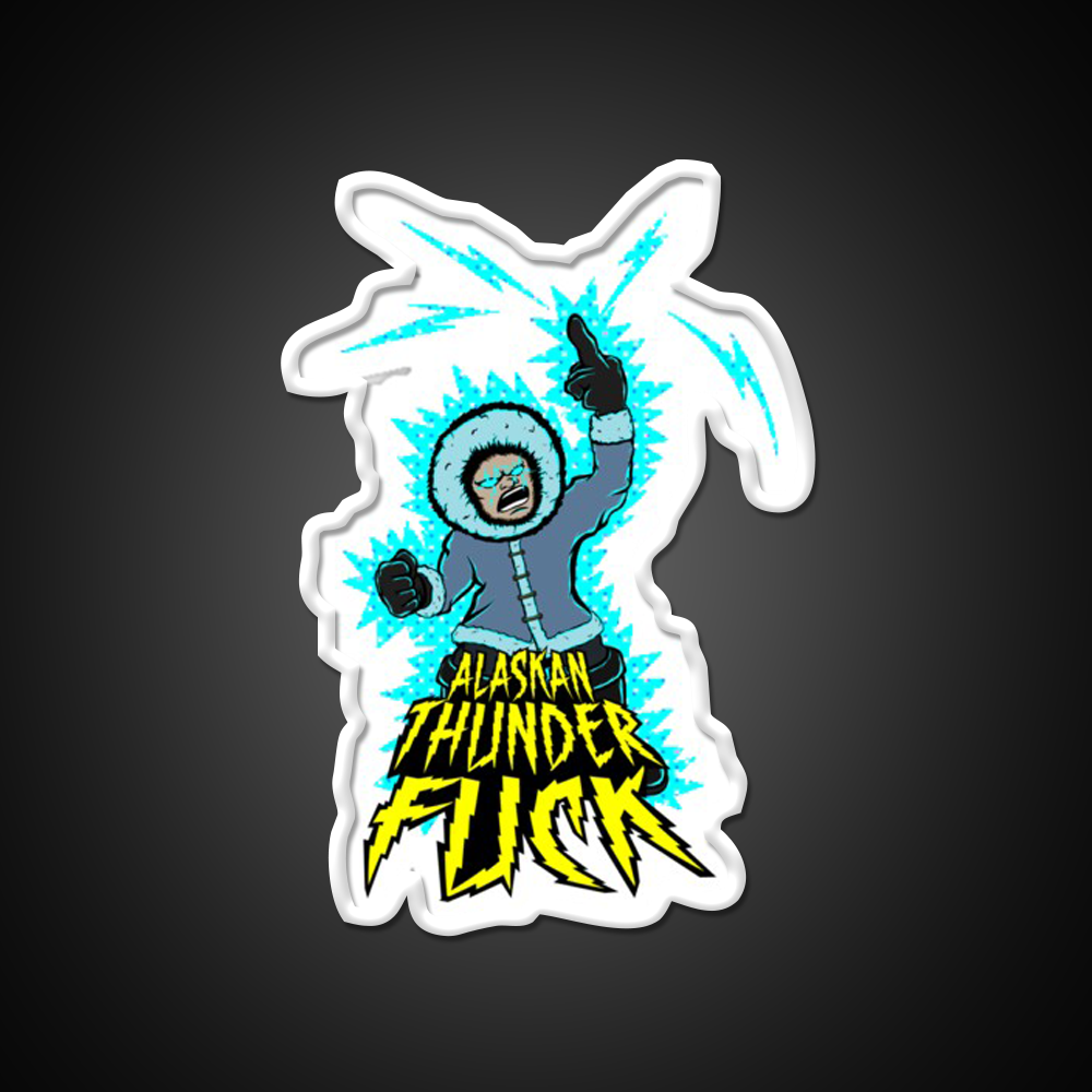 Alaskan Thunder Fuck Hemp Inspired Green Leaf Led Neon Sign Rgb Color - LED neon sign view 11
