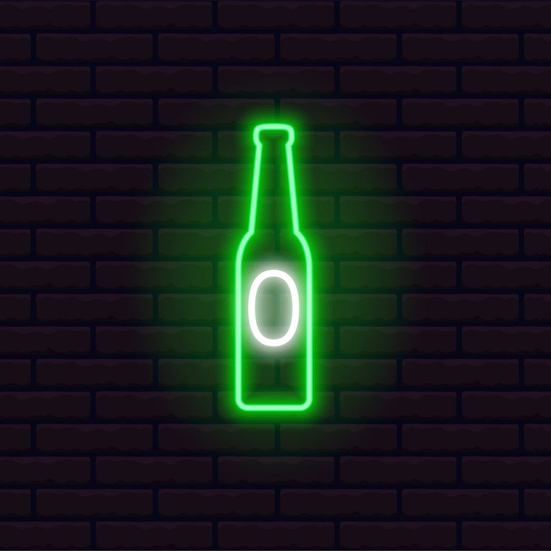 Alcohol Bottle Led Sign Business Neon Sign