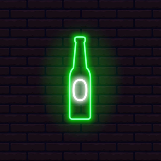 Alcohol Bottle Led Sign Business Neon Sign