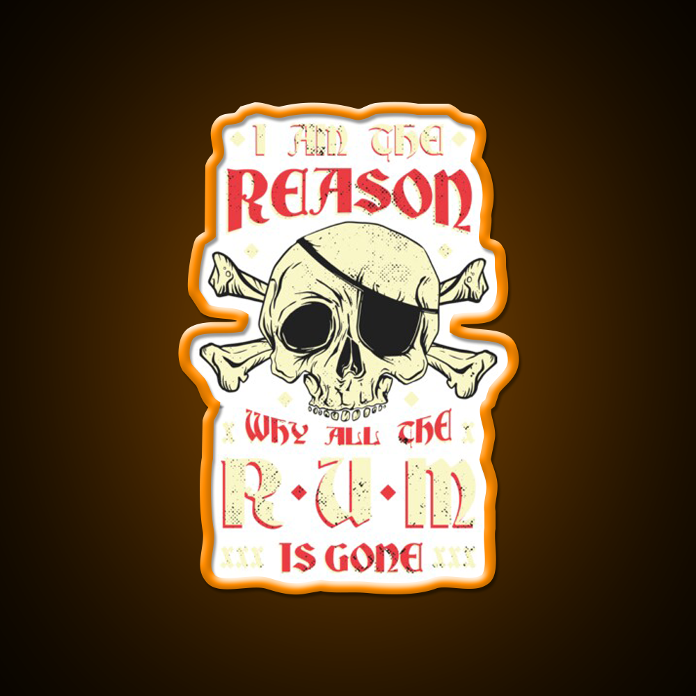 Alcohol Humor Led Neon Sign Chinese Food Rgb Color