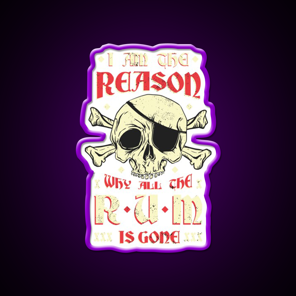 Alcohol Humor Led Neon Sign Chinese Food Rgb Color