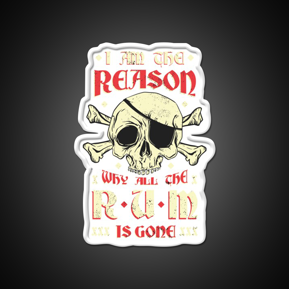 Alcohol Humor Led Neon Sign Chinese Food Rgb Color