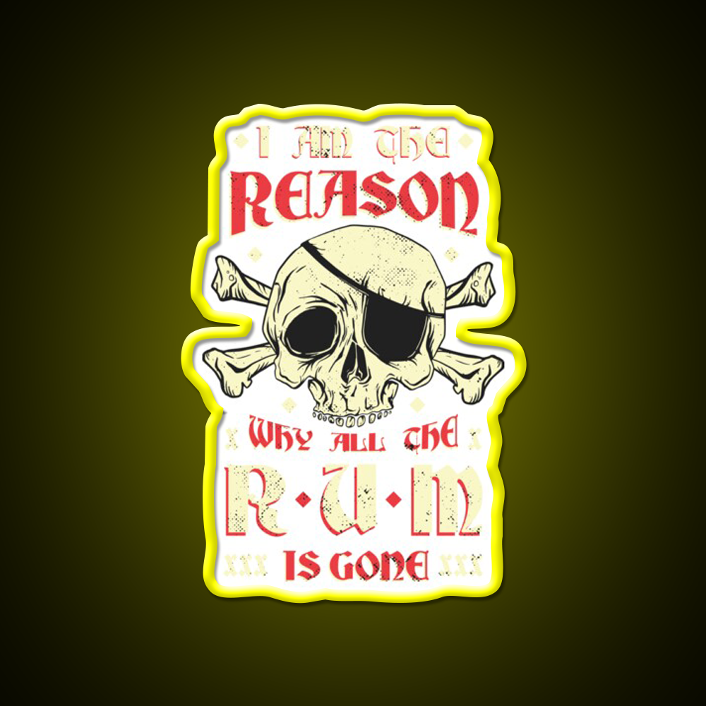 Alcohol Humor Led Neon Sign Chinese Food Rgb Color