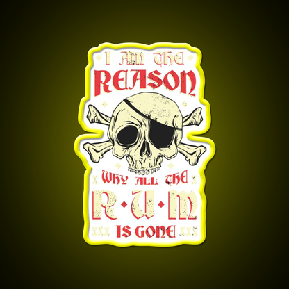 Alcohol Humor Led Neon Sign Chinese Food Rgb Color