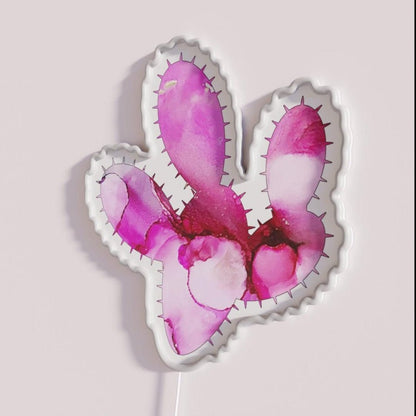 Alcohol Ink Prickly Pear Rgb Led Neon Sign - Shineneon