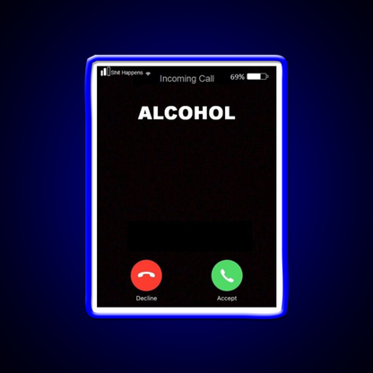 Alcohol Is Calling Beer Bar Decor Led Neon Sign Rgb Color - LED neon sign view 5