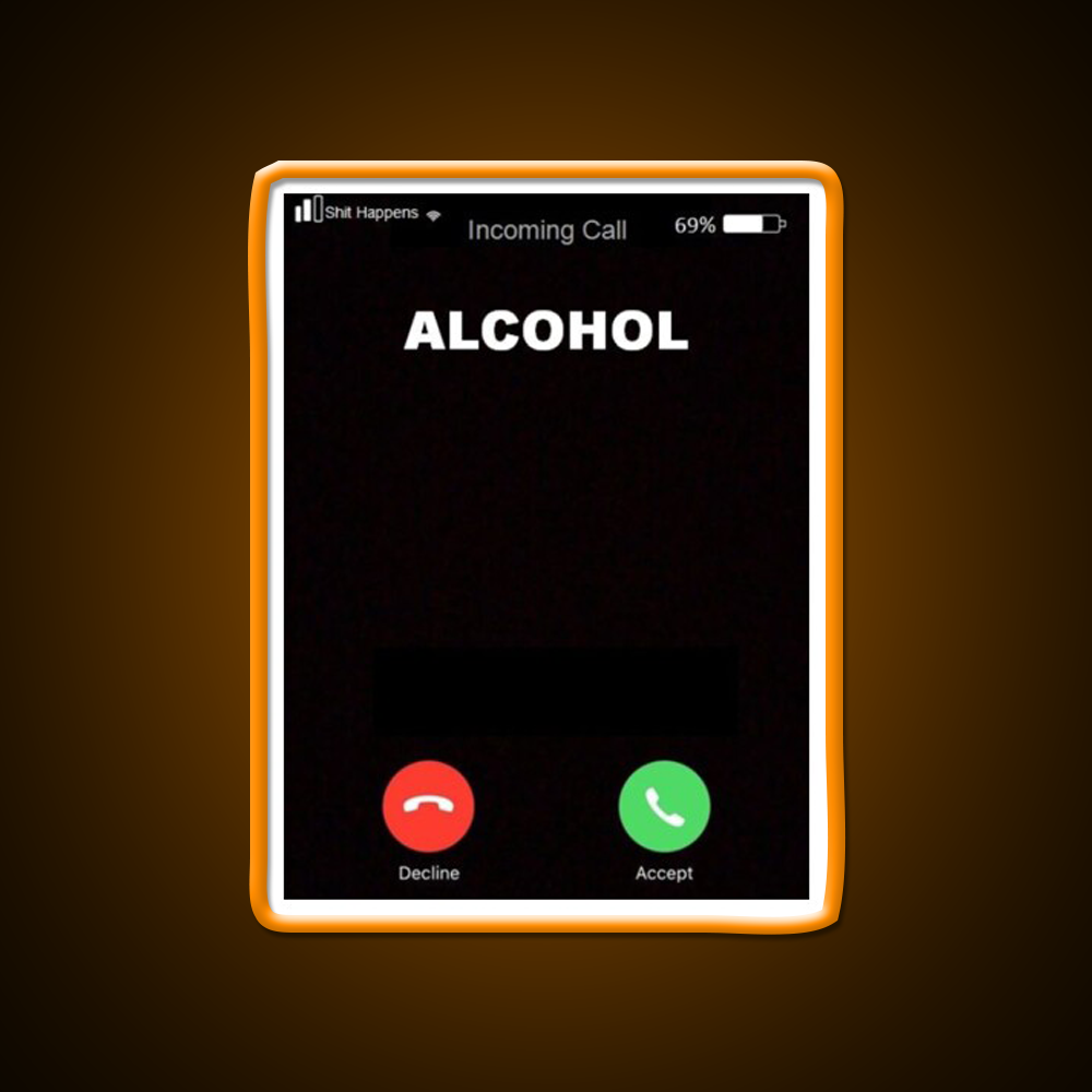 Alcohol Is Calling Beer Bar Decor Led Neon Sign Rgb Color - LED neon sign view 6