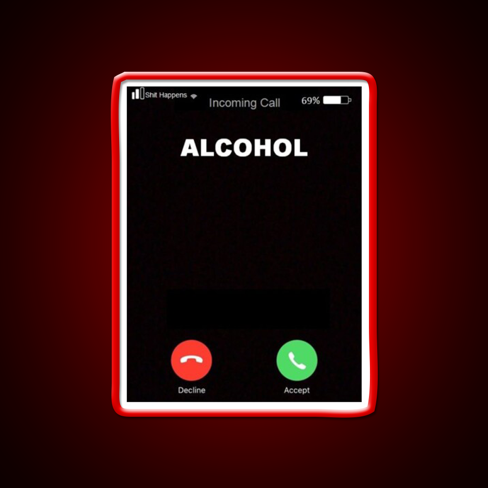 Alcohol Is Calling Beer Bar Decor Led Neon Sign Rgb Color - LED neon sign view 10