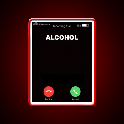 Alcohol Is Calling Beer Bar Decor Led Neon Sign Rgb Color - LED neon sign view 10