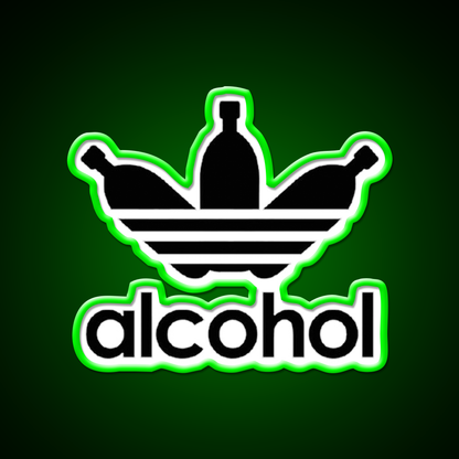 Alcohol Man Cave Bar Led Neon Sign Bar Wall Art Rgb Color - LED neon sign view 8