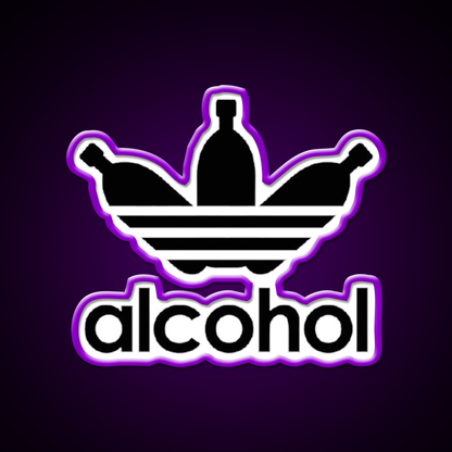 Alcohol Man Cave Bar Led Neon Sign Bar Wall Art Rgb Color