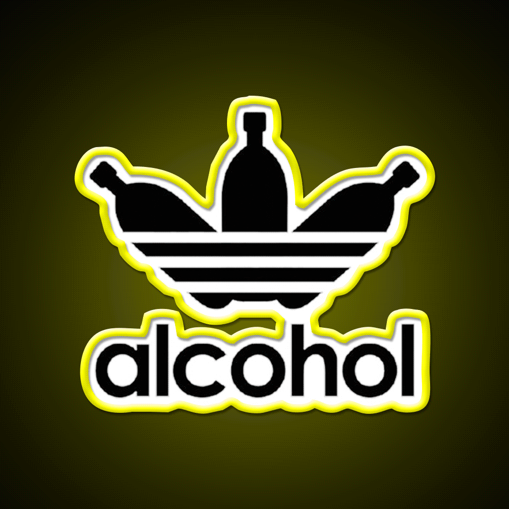 Alcohol Man Cave Bar Led Neon Sign Bar Wall Art Rgb Color