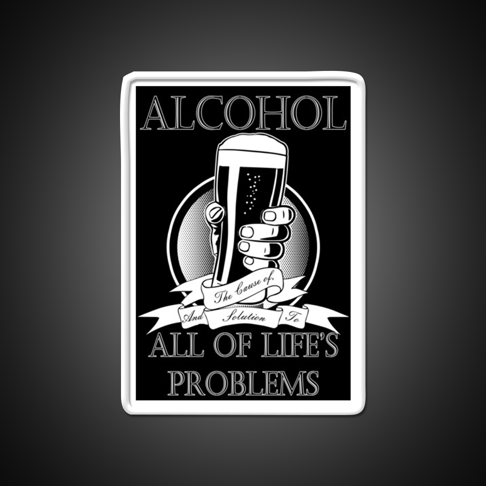 Alcohol Man Cave Bar Led Neon Sign Rgb Color