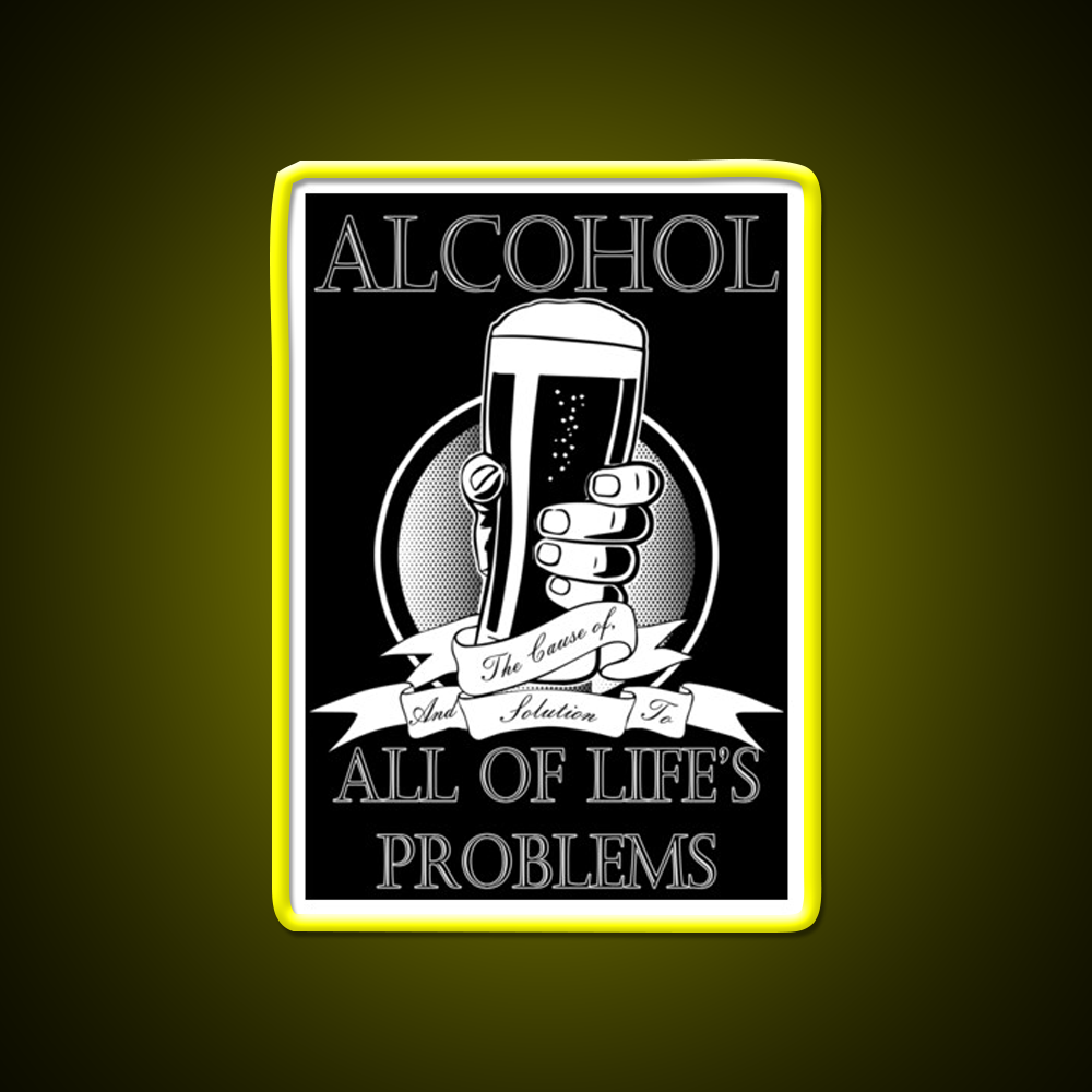 Alcohol Man Cave Bar Led Neon Sign Rgb Color