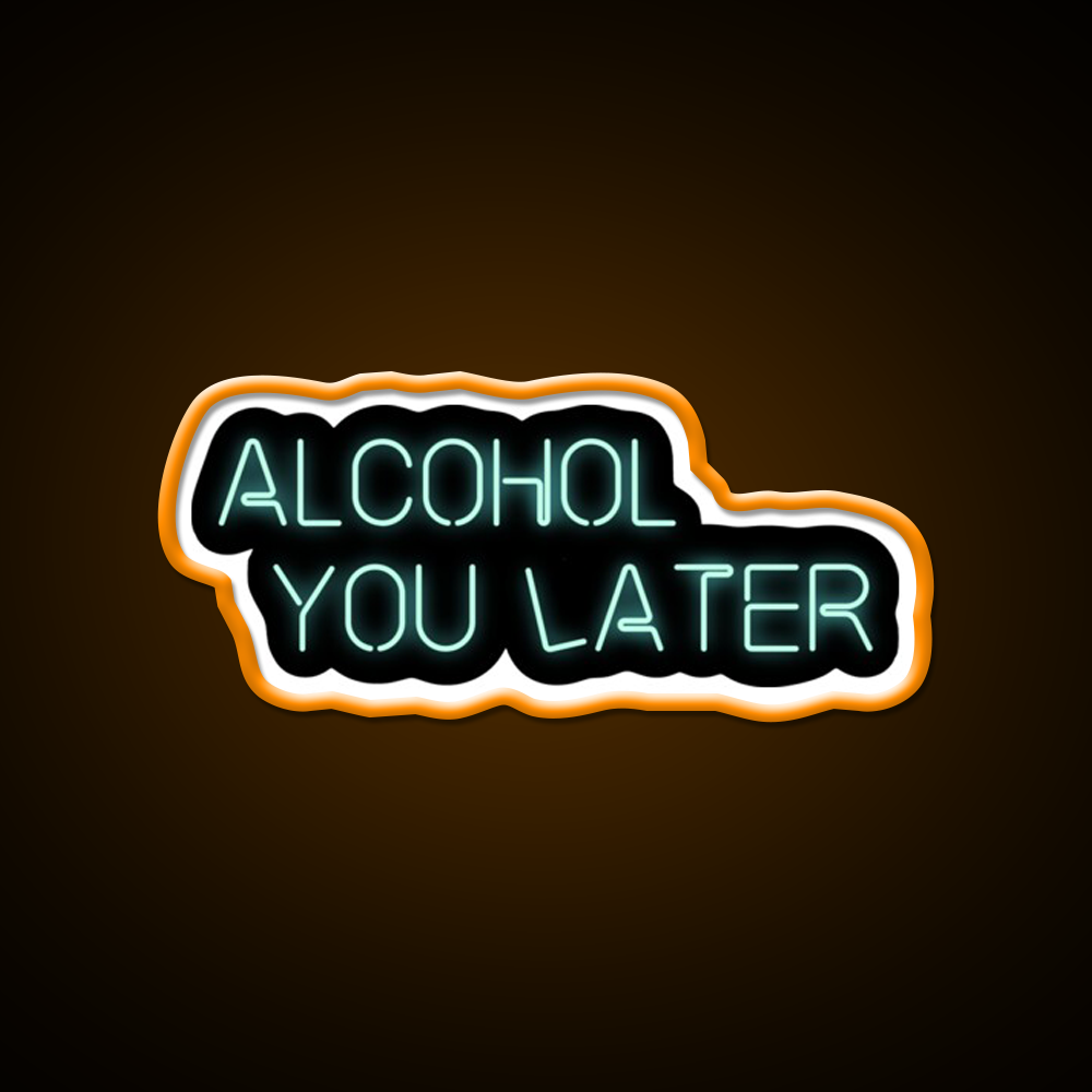 Alcohol You Later Beer Bar Decor Led Neon Sign Rgb Color - LED neon sign view 6