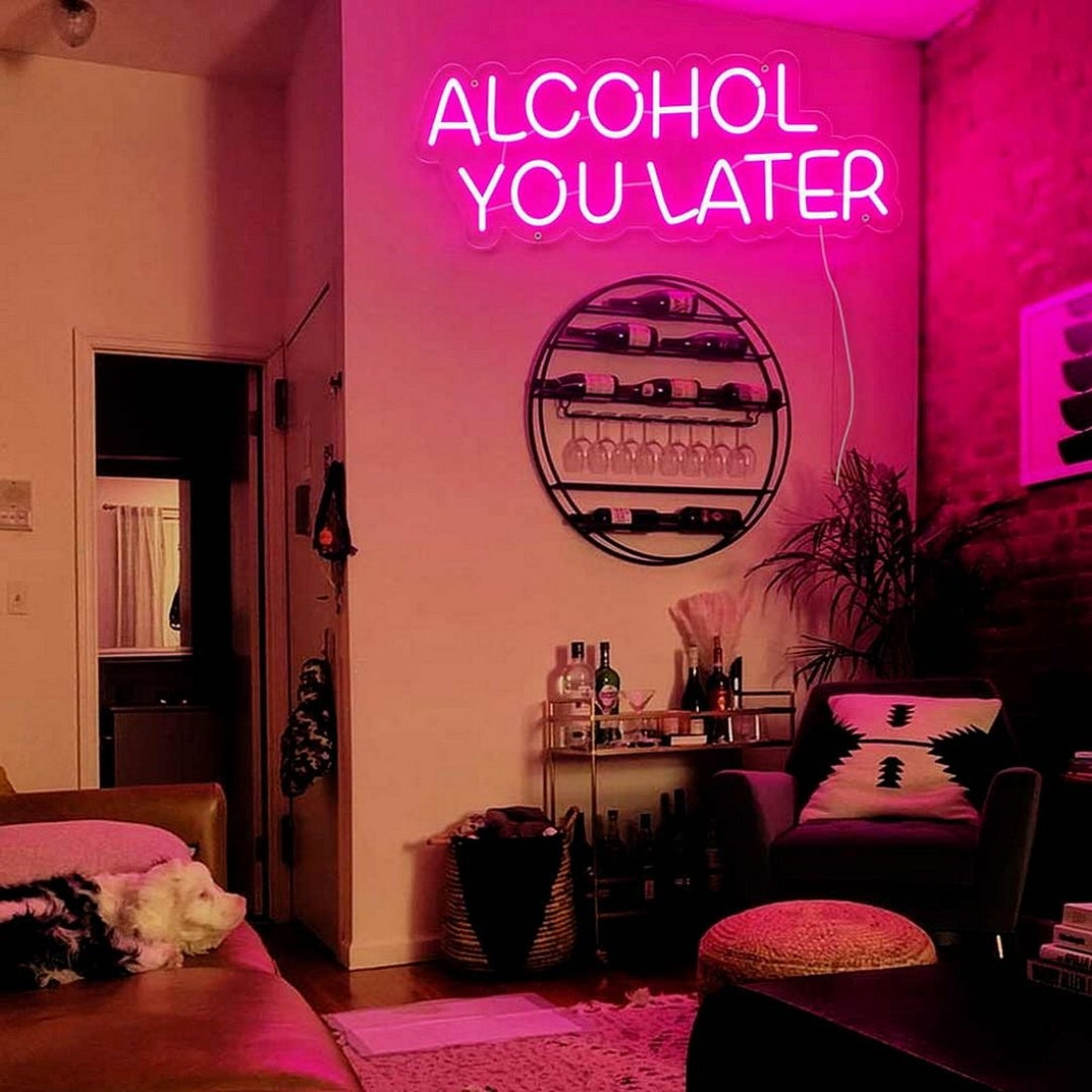 Alcohol You Later Led Sign Business Neon Sign