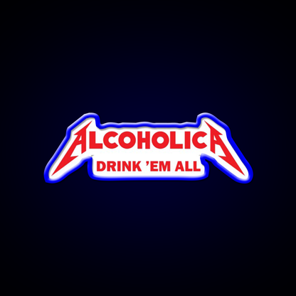 Alcoholica Beer Bar Decor Led Neon Sign Rgb Color - LED neon sign view 5