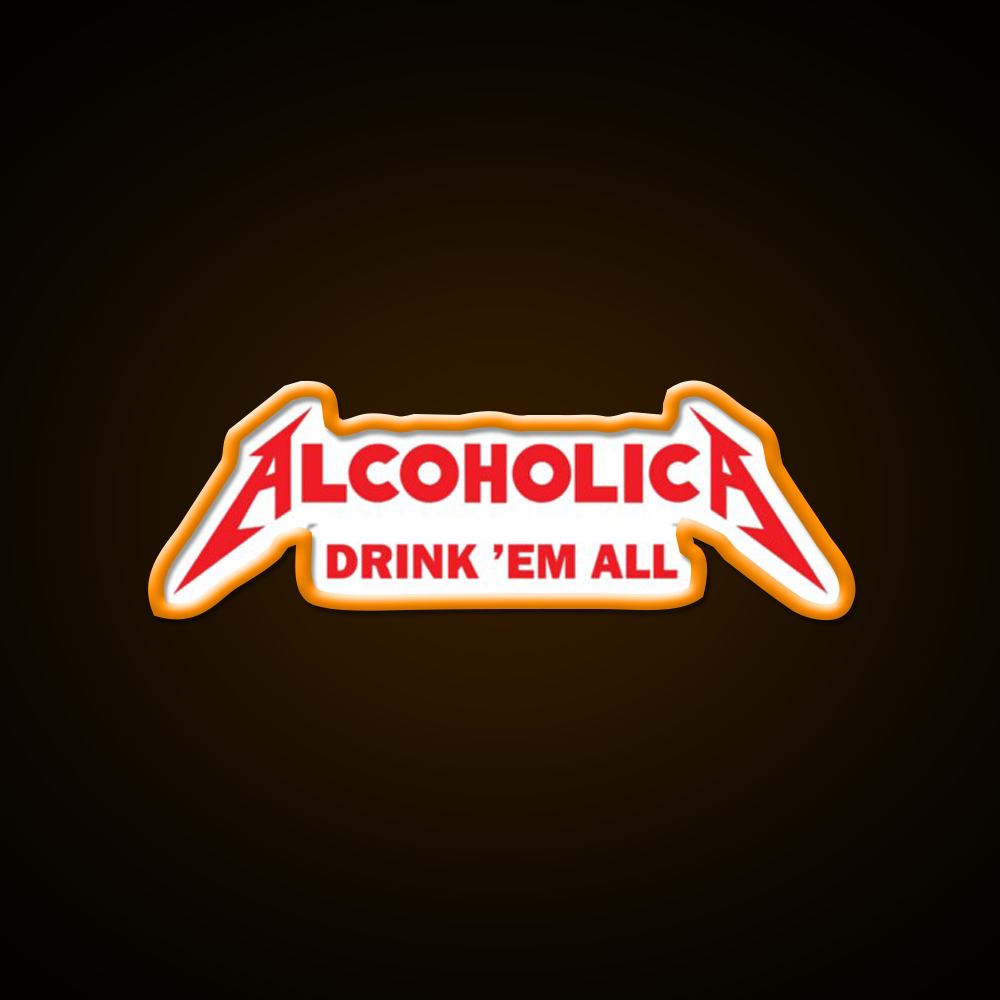 Alcoholica Beer Bar Decor Led Neon Sign Rgb Color - LED neon sign view 6