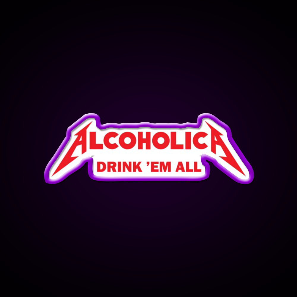Alcoholica Beer Bar Decor Led Neon Sign Rgb Color - LED neon sign view 9