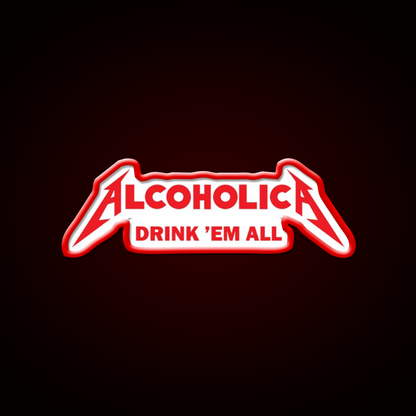 Alcoholica Beer Bar Decor Led Neon Sign Rgb Color - LED neon sign view 10