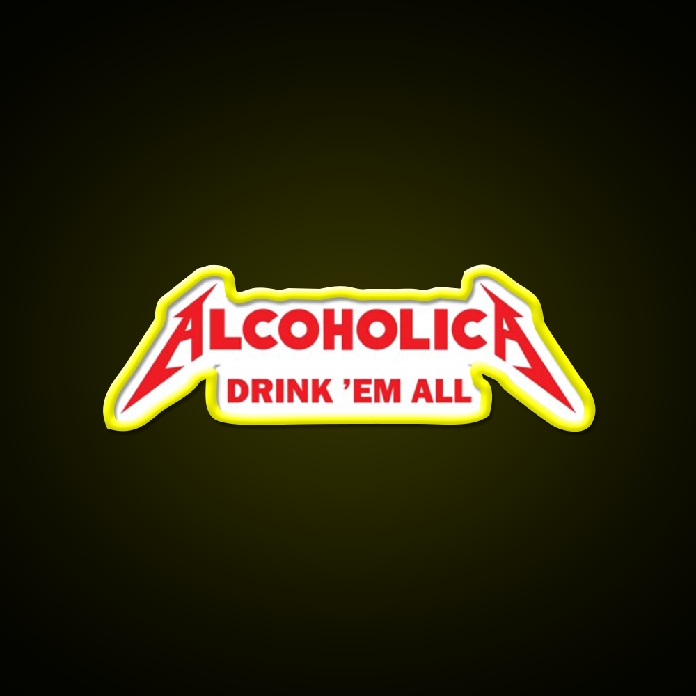 Alcoholica Beer Bar Decor Led Neon Sign Rgb Color - LED neon sign view 7
