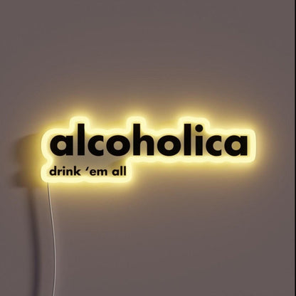 Alcoholica Rgb Led Neon Sign - Shineneon