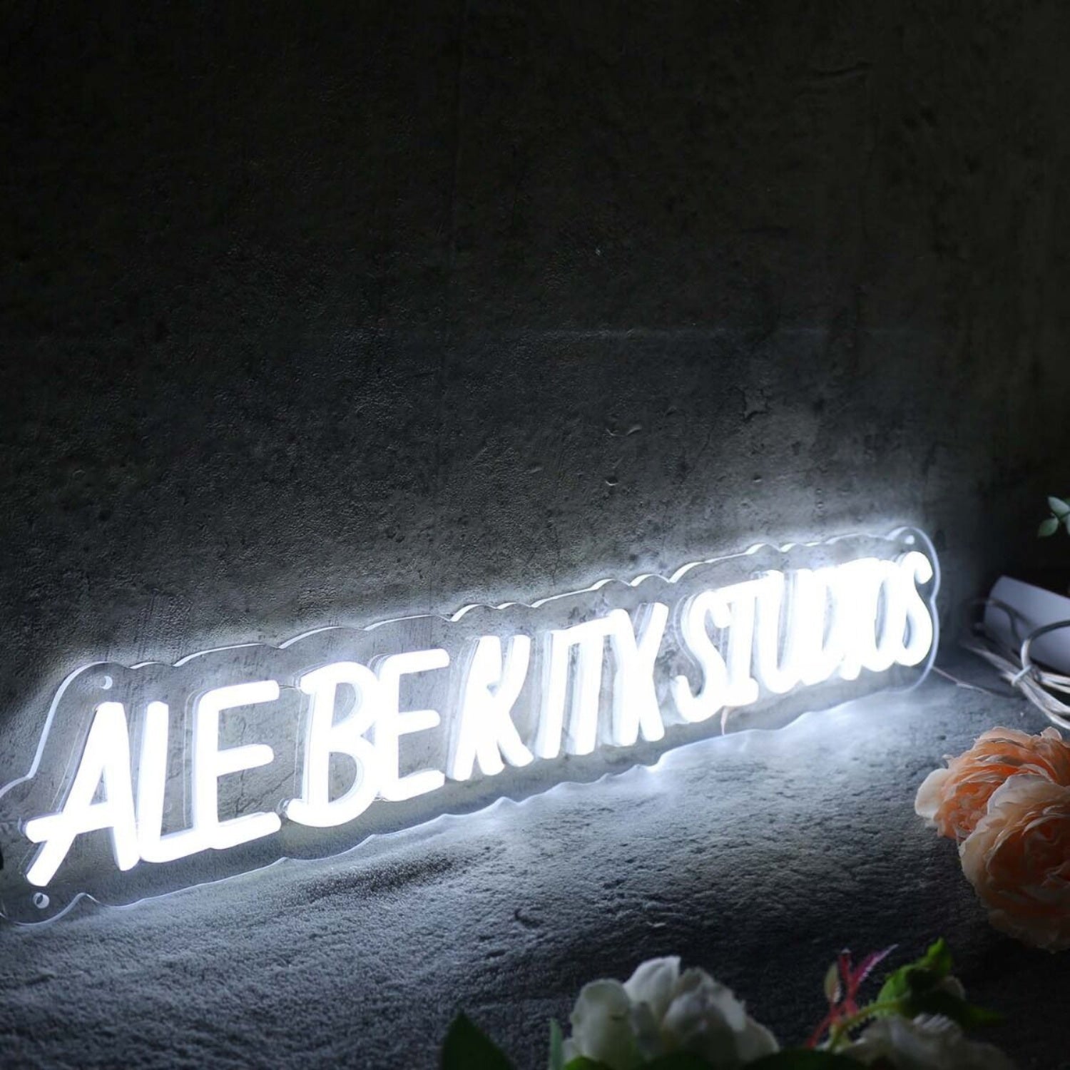 Ale Beauty Studios White Led Neon Sign | Shineneon