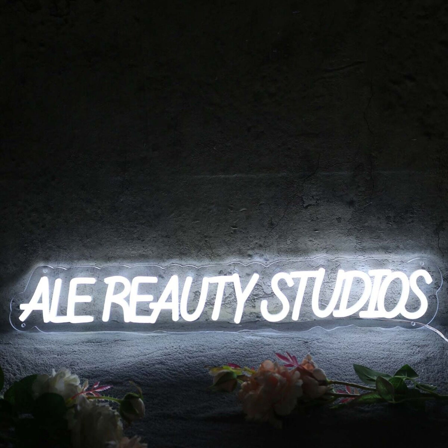 Ale Beauty Studios White Led Neon Sign - Shineneon