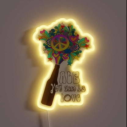Ale You Need Is Love Rgb Led Neon Sign - Shineneon