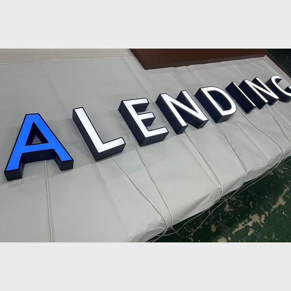 Alending 3D Frontlit Channel Letters Led Light Sign - Shineneon