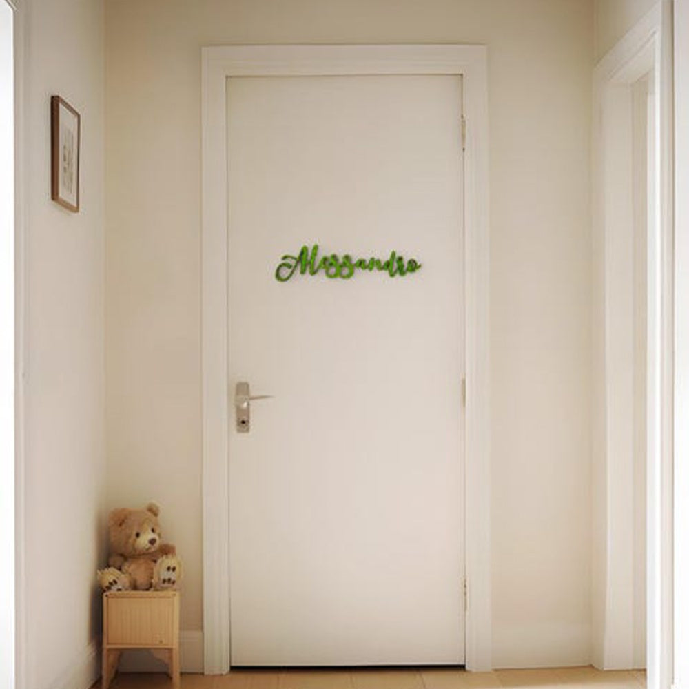 Alessandro 3D Moss Letter Sign