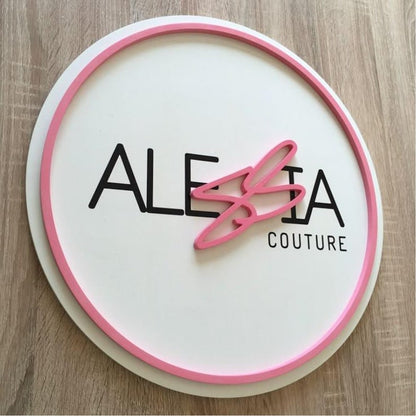 Alessia Couture Acrylic Business Logo Sign - Shineneon