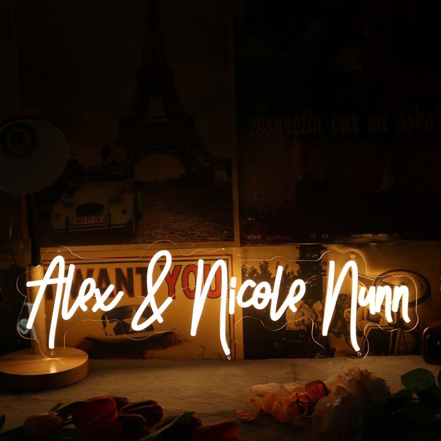 Alex And Nicole Nunn Yellow Led Neon Sign - Shineneon