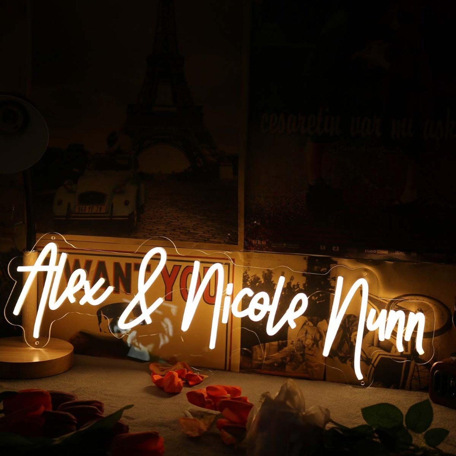Alex And Nicole Nunn Yellow Led Neon Sign - Shineneon