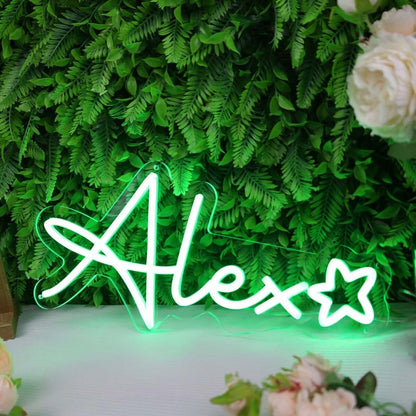 Alex Green Led Neon Sign - Shineneon