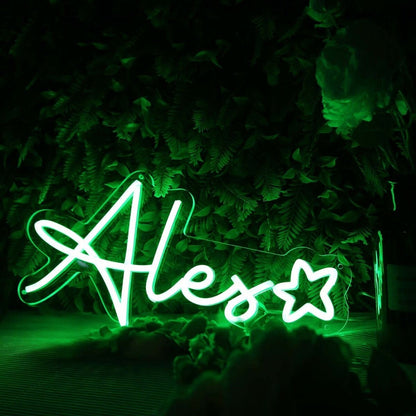 Alex Green Led Neon Sign - Shineneon