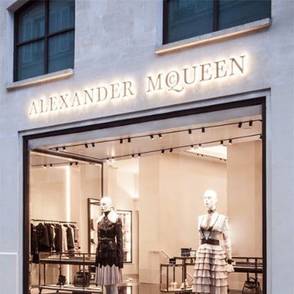 Alexander Mcqueen 3D Backlit Channel Letters Led Light Sign - Shineneon